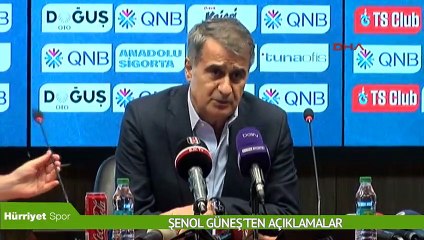 Şenol Güneş'ten önemli açıklamalar