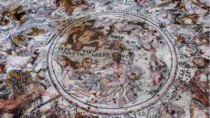 En Syrie, découverte d'une mosaïque romaine vieille de 1600 ans