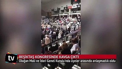 Beşiktaş kongresinde kavga çıktı