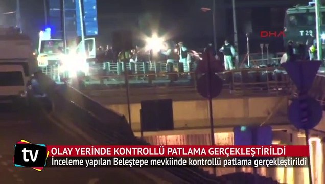 Olay yerinde kontrollü patlama gerçekleştirildi