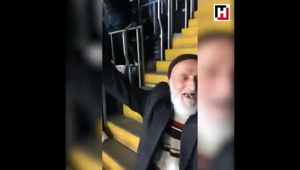 81 yaşındaki Beşiktaşlı dedenin gol sevinci!