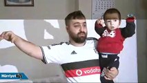 Fanatik taraftar oğluna Beşiktaş ismini koydu