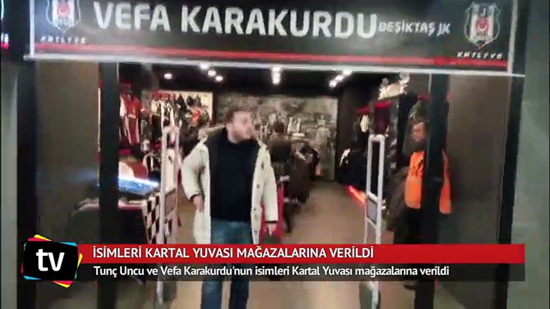 Tunç Uncu ve Vefa Karakurdu'nun isimleri Kartal Yuvası mağazalarına verildi  - Dailymotion Video