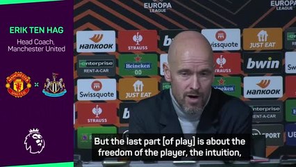 Скачать видео: FOOTBALL: Premier League: Ten Hag has confidence in strikers to score 20-goals a season