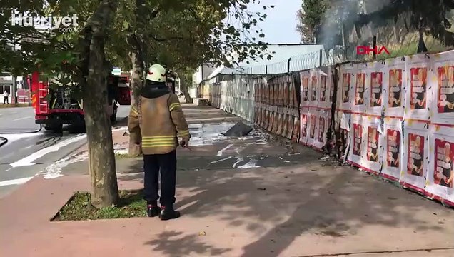 Beşiktaş'ta yeraltı elektrik kablolarında patlama