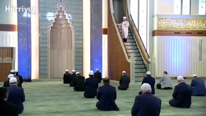 Beştepe Millet Camisi'nde cuma namazı kılındı