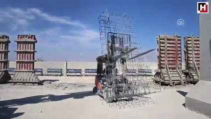 İdlib'deki gözlem noktalarına beton blok sevkiyatı
