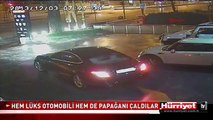 BEŞİKTAŞ'IN GÖBEĞİNDE HEM LÜKS OTOMOBİLİ HEM DE PAPAĞANI ÇALDILAR