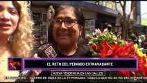El reto del peinado extravagante: Nueva tendencia en las calles