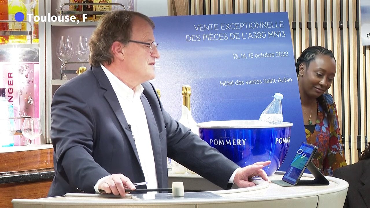 A Toulouse, des pièces du fameux A380 aux enchères