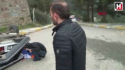 Beykoz'da 3 metreden uçtular