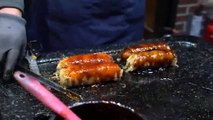 Fresh Pork Roll (삼뚱이)  Korean Street Food  Songjeong Dong, Gwangju Korea