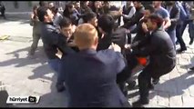 IŞİD protestosuna yaka paça gözaltı