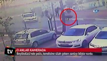 Polis, kendisine silah çeken zanlıyı böyle vurdu