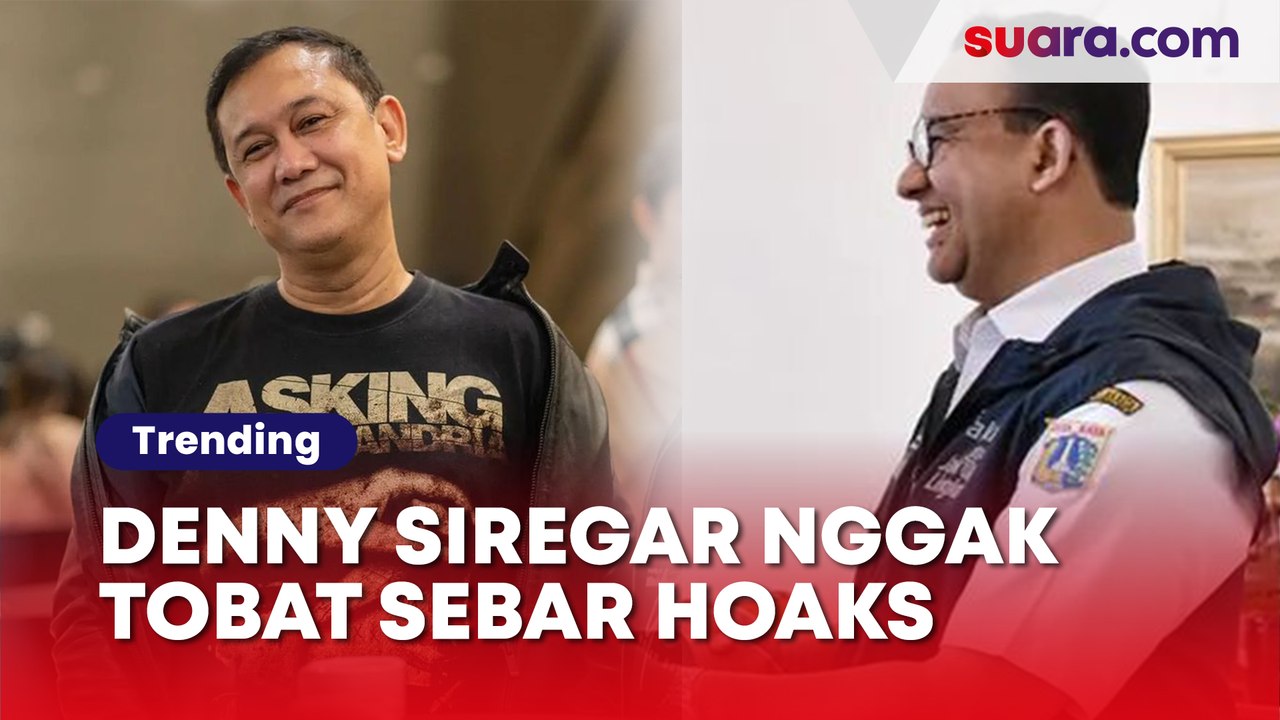 Sebar Hoaks soal Bus Anies Nyungsep, Denny Siregar Banjir Kecaman: Nggak Tobat-tobat