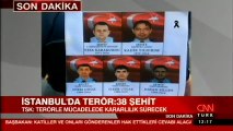 Beşiktaş'ta şehit olan 5 polis için tören