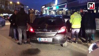 Otomobilin çarptığı kadın kısa süreli hafıza kaybı yaşadı