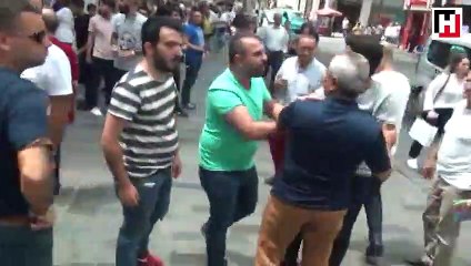 İranlı turistlerin alacak verecek kavgası kamera