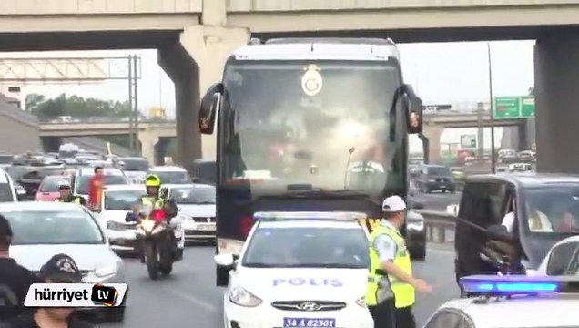 Galatasaray TT Arena'ya ulaştı