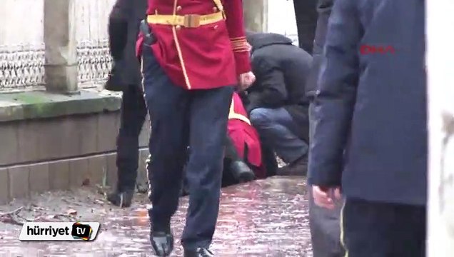 Dolmabahçe Sarayı önünde hareketli dakikalar