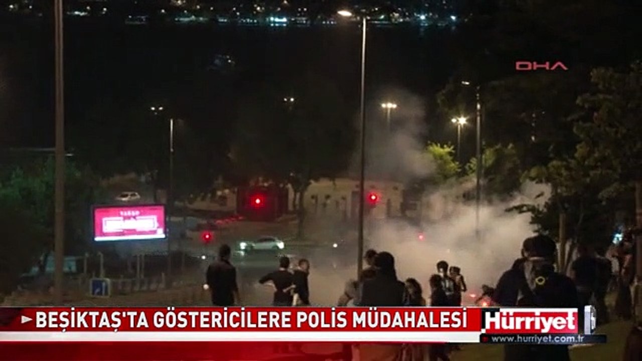 GÜMÜŞSUYU'NDA TAKSİM GEZİ PARKI GÖSTERİCİLERİNE POLİS MÜDAHALESİ