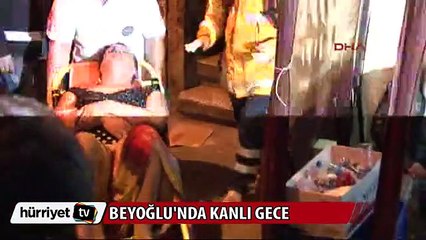 Beyoğlu'ndaki cinayette bir kişi öldü