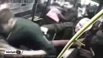Otobüs şoförüne beyzbol sopalı saldırı