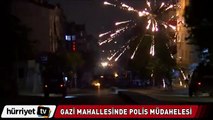 Gazi mahallesinde polis müdahalesi