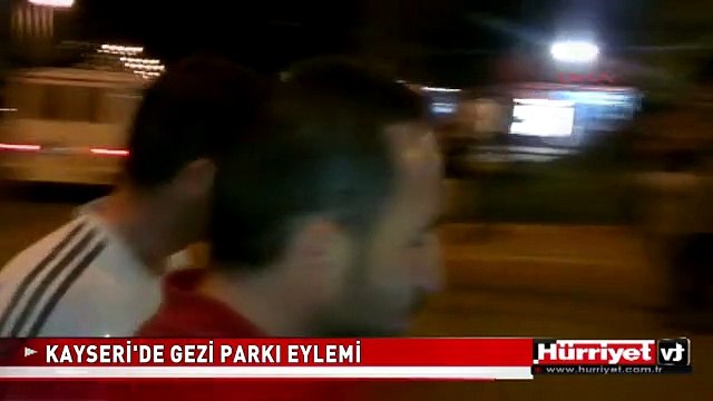 KAYSERİ'DE TAKSİM GEZİ PARKI EYLEMİ