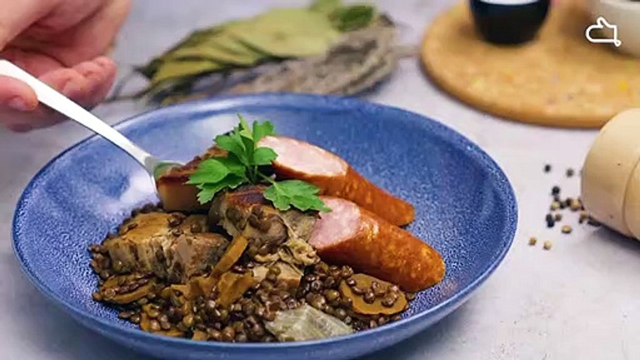 Redécouvrez le fameux petit salé aux lentilles, un régal !