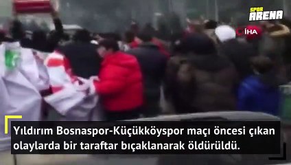 17 yaşındaki taraftar bıçaklanarak öldürüldü