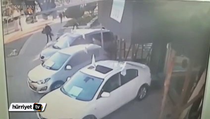 İsrailli kadının bıçaklanma anı kamerada