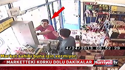 MARKETTE KORKU DOLU ANLAR