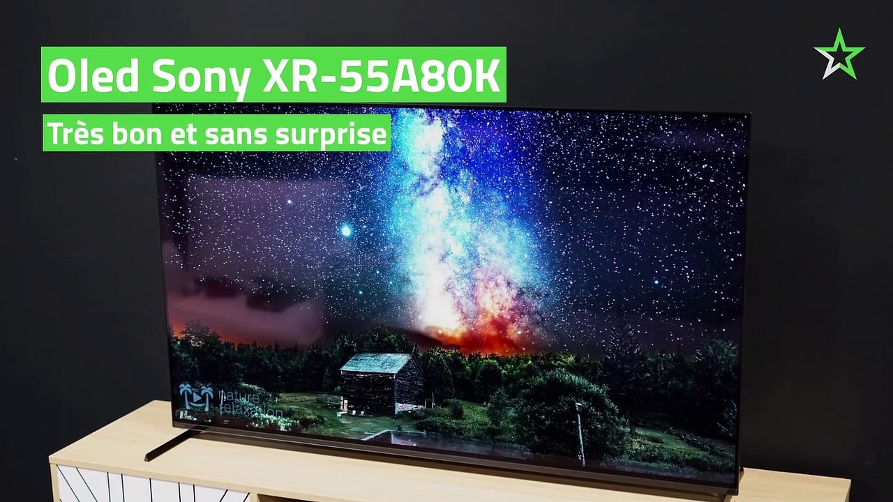 Test Téléviseur Oled Sony XR-55A80K : très bon...