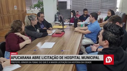 Hospital Municipal: Apucarana abre a maior licitação de sua história