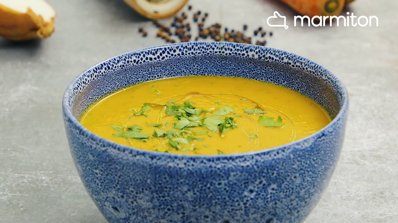 C’est parti pour une soupe de carotte express, succès garanti !