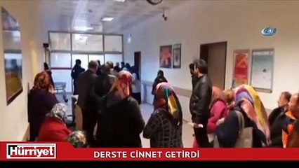 Sınıfta dehşet! Derste cinnet getirdi