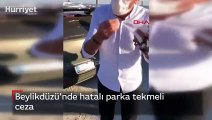 Beylikdüzü'nde hatalı parka tekmeli ceza