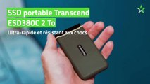 Test SSD portable Transcend ESD380C 2 To : ultra-rapide et résistant aux chocs