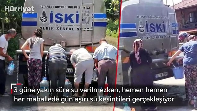 İstanbul'da bidonla su kuyruğu! Bakan Varank: Akşener ve Kılıçdaroğlu iyi seyirler