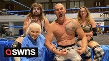 97-year-old woman has 'wish come true' watching wrestling match