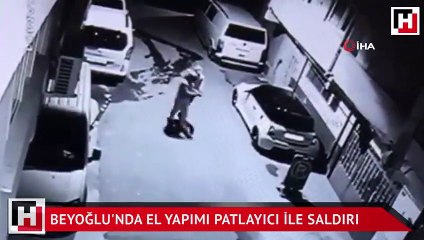 Beyoğlu’nda el yapımı patlayıcı ile saldırı
