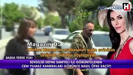 Cem Yılmaz kameraları görünce öfke saçtı