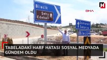 Tabeladaki harf hatası sosyal medyada gündem oldu