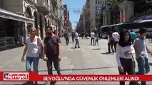 Beyoğlu'nda güvenlik önlemleri alındı