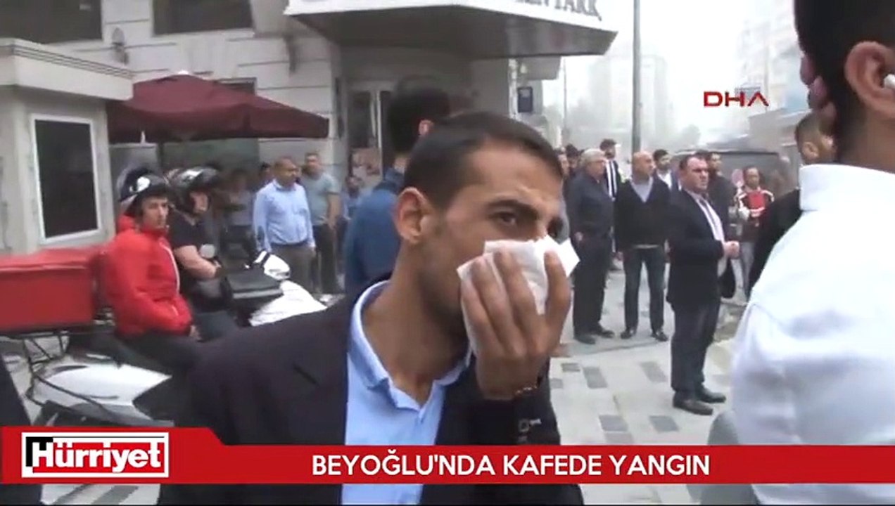 Beyoğlu'nda yangın paniği