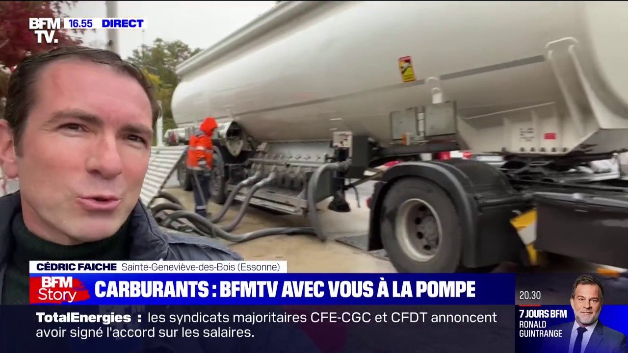 Pénurie de carburants: à Sainte-Geneviève-des-Bois, dans l'Essonne, la situation revient peu à peu à la normale