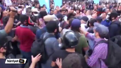 Galatasaray Meydanı'nda polis müdahalesi