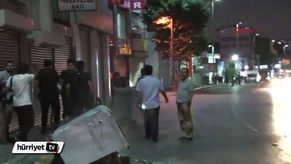 Beyoğlu'nda polis-eylemci gerginliği
