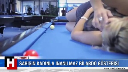 SARIŞIN KADINLA İNANILMAZ GÖSTERİ